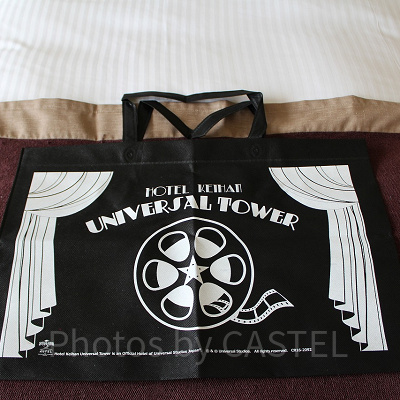 タワーグランデに宿泊するともらえるオリジナルトートバッグ