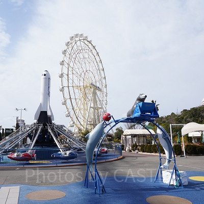 屋外遊園地のプレイゾーン