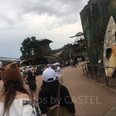 ワンピース・プレミア・ショー会場の外：USJ