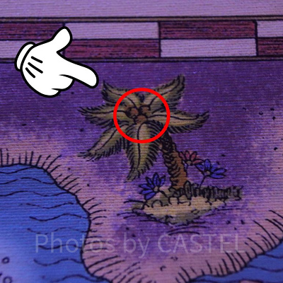 ヤシの木にも隠れミッキー