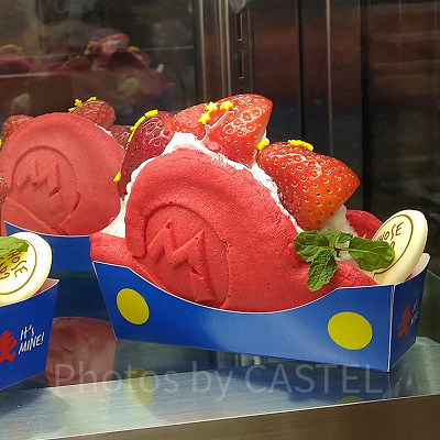 パンケーキ・サンドマリオの帽子～いちごのショートケーキ～：700円