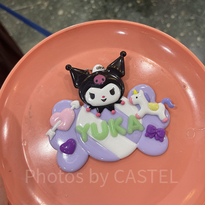 土台の上にパーツを配置した状態