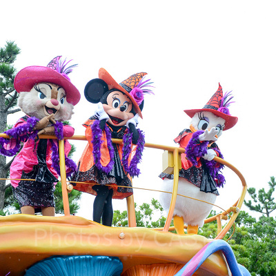 過去のハロウィーンパレードの様子