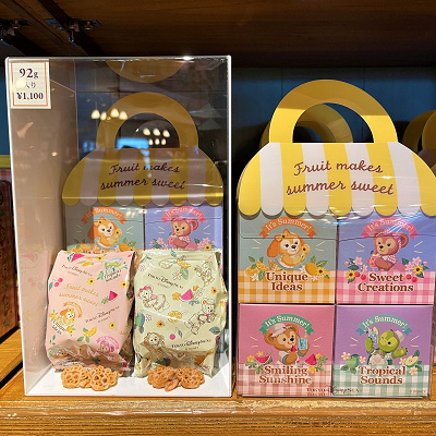 ダッフィーぬいぐるみストラップ（テイスティ・サマー