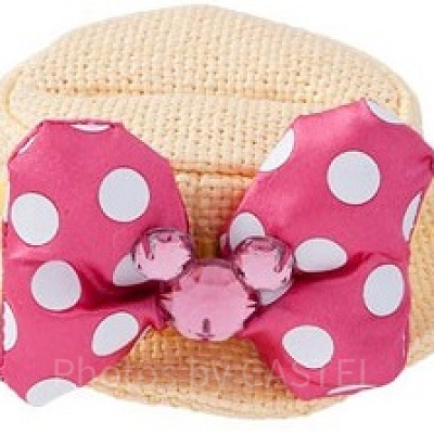 パッチン（ミニー帽子モチーフ）