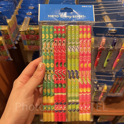 鉛筆セット（ディズニー夏のフルーツグッズ）