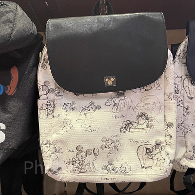 鉛筆スケッチリュック