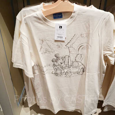 鉛筆スケッチTシャツ