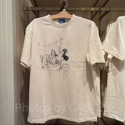 鉛筆スケッチTシャツ