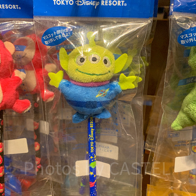 リトルグリーンメンマスコット付き鉛筆