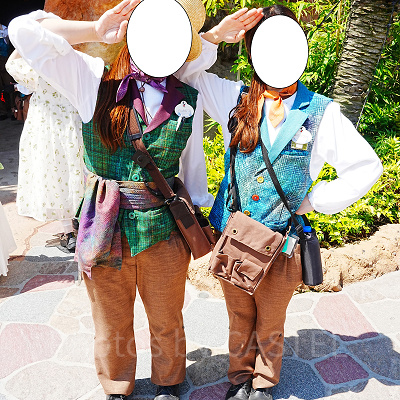 ピーターパンのネバーランドアドベンチャーのキャストコスチューム