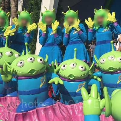 バズのアストロ・ブラスター前のフォトスポット