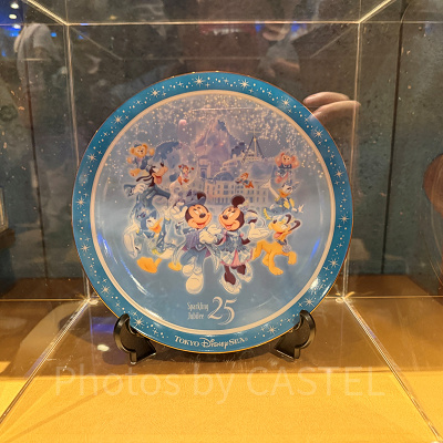 絵皿(ディズニーシー25周年グッズ)