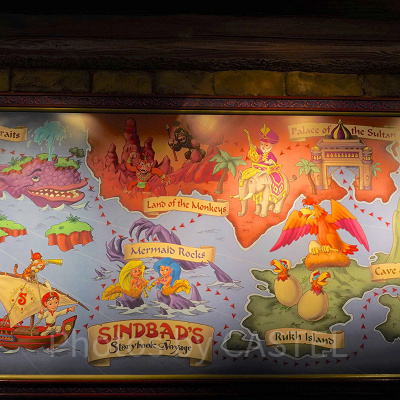 隠れミッキーがいる絵（シンドバッド・ストーリーブック・ヴォヤッジ）