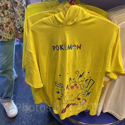 ピカチュウの半袖パーカー