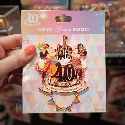 ピンバッジ（ディズニー40周年グッズ）