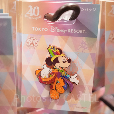 ピンバッジ（ディズニー40周年グッズ）