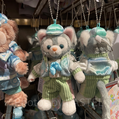 ぬいぐるみバッジ(ダッフィー20周年カラフルハピネスグッズ)