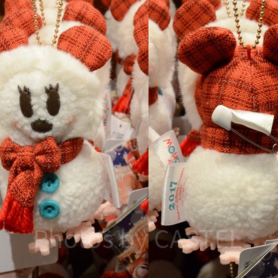 ぬいぐるみバッジ（ミニー）