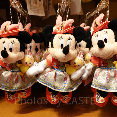 ぬいぐるみバッジ（ミニー）