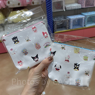 ぬいぐるみプリントポーチ