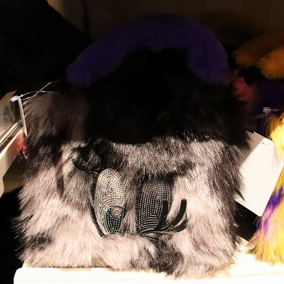 ポシェット（ブラック×グレー）