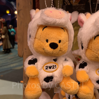 プーさんぬいぐるみバッジ