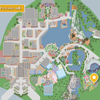 USJポップコーンMAP：クリームマッシュルーム味