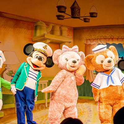 大人気キャラクターのダッフィー