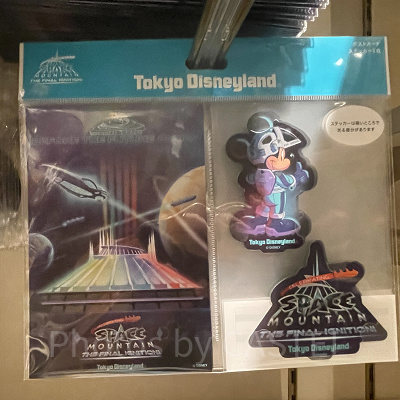 ポストカード＆ステッカー（スペースマウンテンファイナルグッズ）