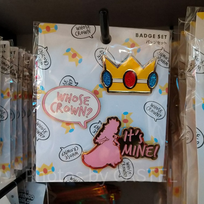 ピーチ姫のバッジセット