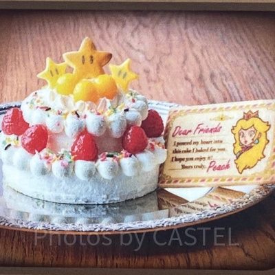 ピーチ姫のケーキ