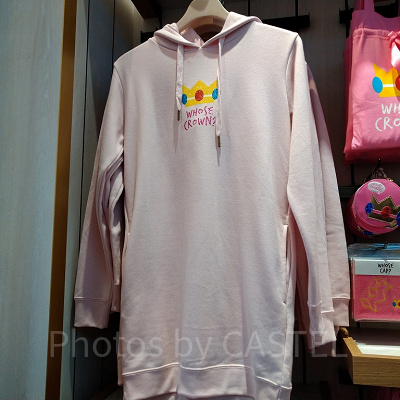 ピーチ姫のロングパーカー