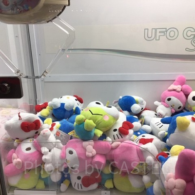 ピューロランドのクレーンゲーム