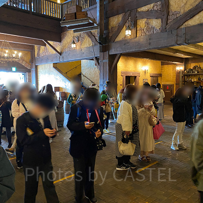 ザンビーニ・ブラザーズ・リストランテの待ち列（2022年4月7日13時20分ごろ）