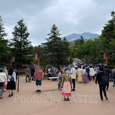 ミッキーのマジカルミュージックワールドの自由席の待ち列