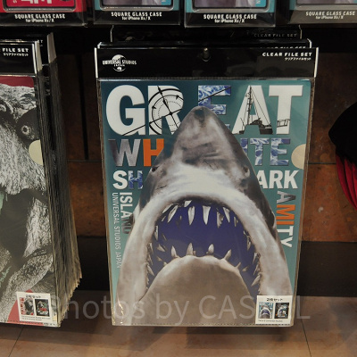 リアルグッズ（REAL GOODS）シリーズ／ジョーズクリアファイル