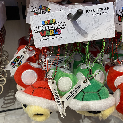 赤こうらと緑こうらのペアストラップセット