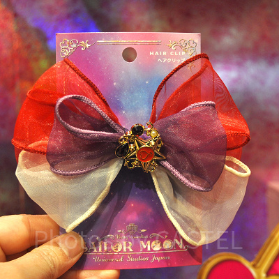 リボンヘアクリップ（セーラーマーズ）