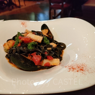 リストランテ・ディ・カナレット：イカ墨のタリオリーニ