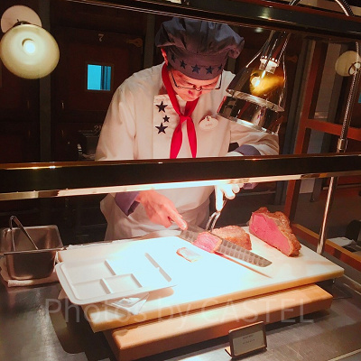 ローストビーフのカッティングサービス