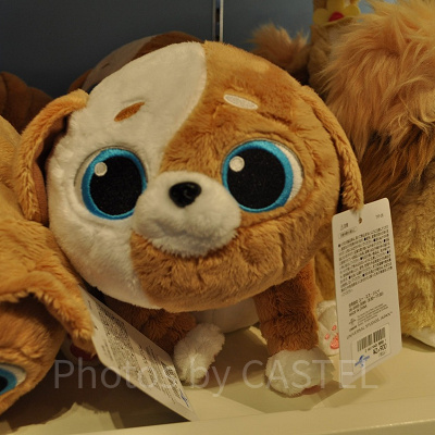 ペット2に登場する丸顔仔犬ぬいぐるみ