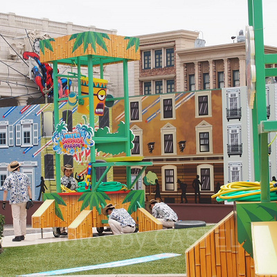 ミニオン・スノー・ファイトの終了後の風景