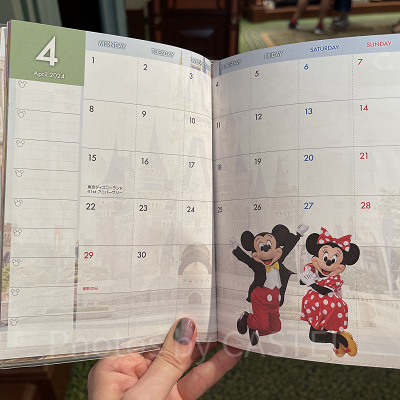 スケジュール帳 実写 月間スケジュール