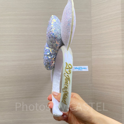 スパンコールカチューシャ(ブルーホワイト)