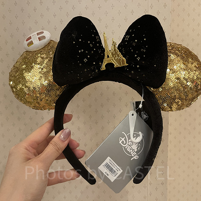 エッフェル塔&眠れる森の美女の城スパンコールカチューシャ（パリディズニー）