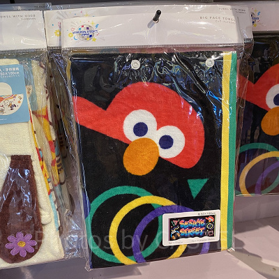 セサミストリートのビッグフェイスタオル