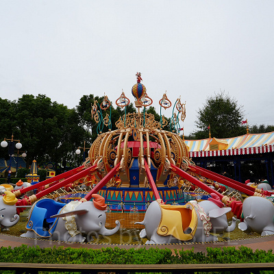 上海ディズニー:空飛ぶダンボ