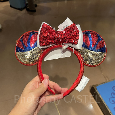 上海ディズニーランド カチューシャ 上海ディズニーカチューシャ：光るミニーカチューシャ