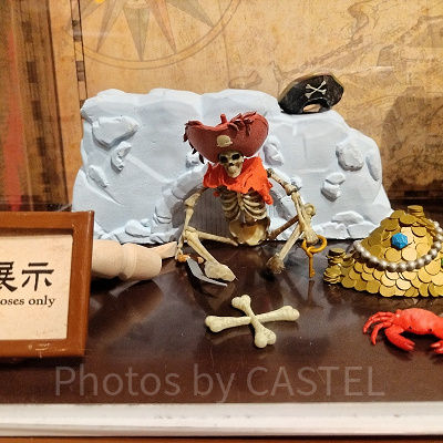 上海ディズニーカリブの海賊グッズ：呪われた海賊フィギュア
